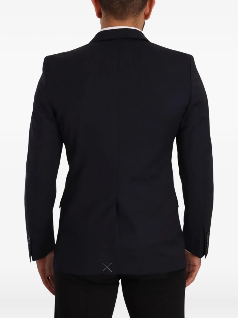 Dolce & Gabbana Martini blazer met enkele rij knopen Blauw