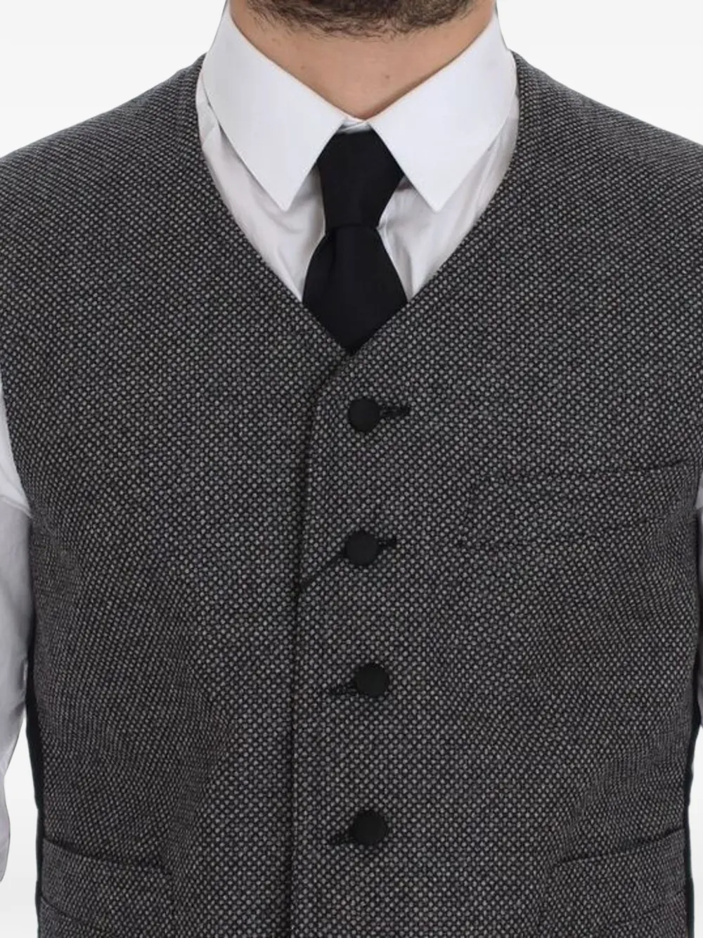 Dolce & Gabbana Gilet met V-hals Grijs