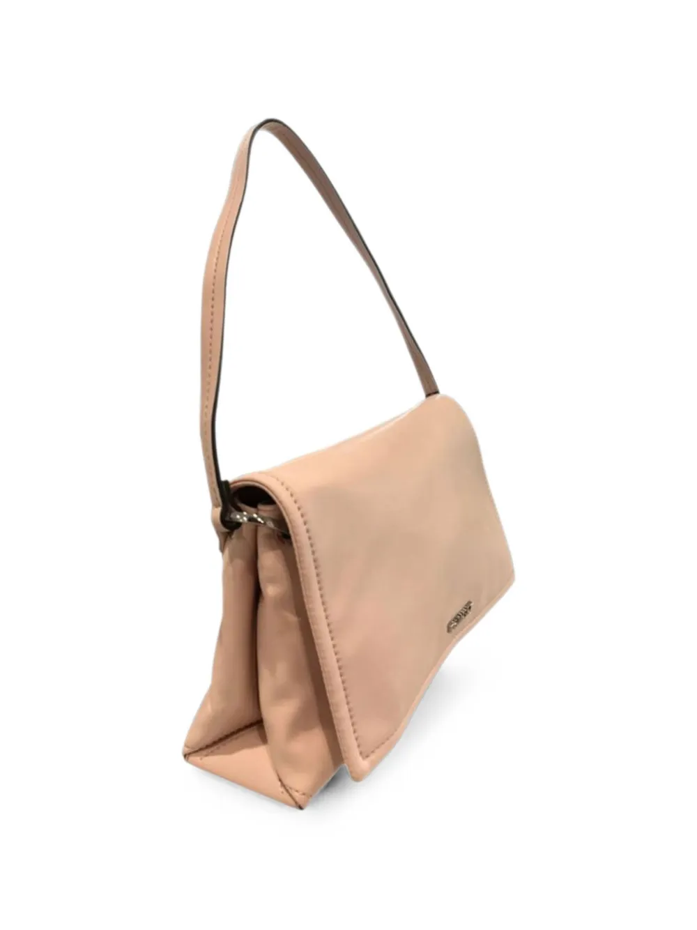 TWINSET Schoudertas met logoplakkaat Beige