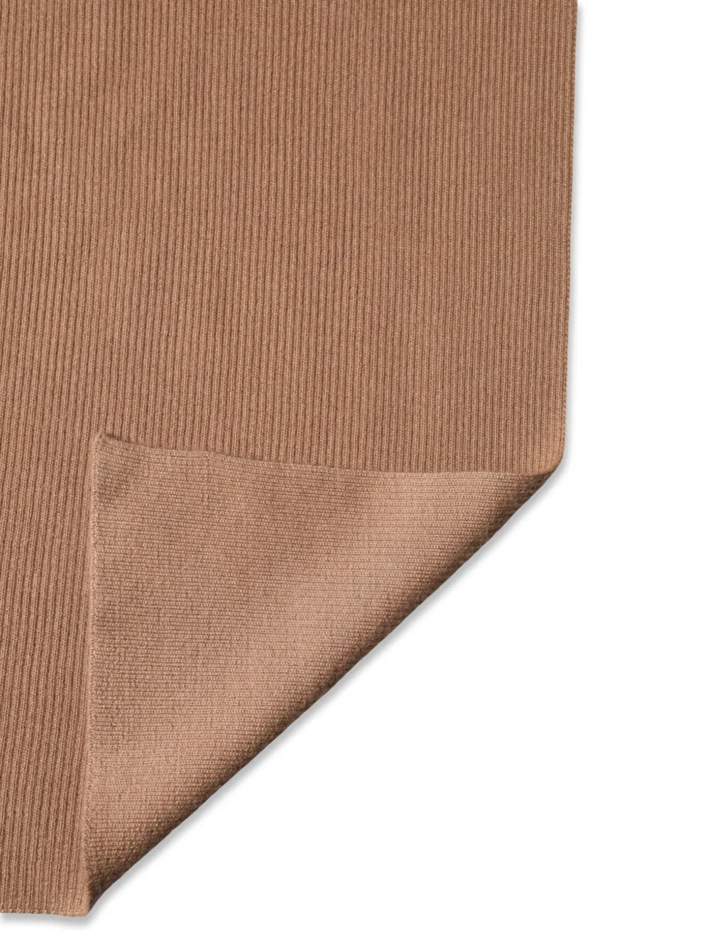 Dolce & Gabbana Ribgebreide sjaal Beige