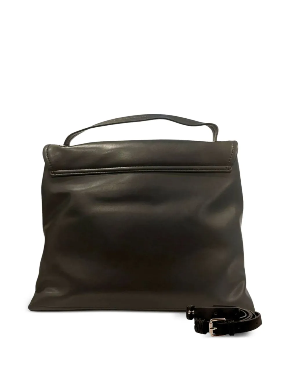 TWINSET Shopper met logoplakkaat Zwart