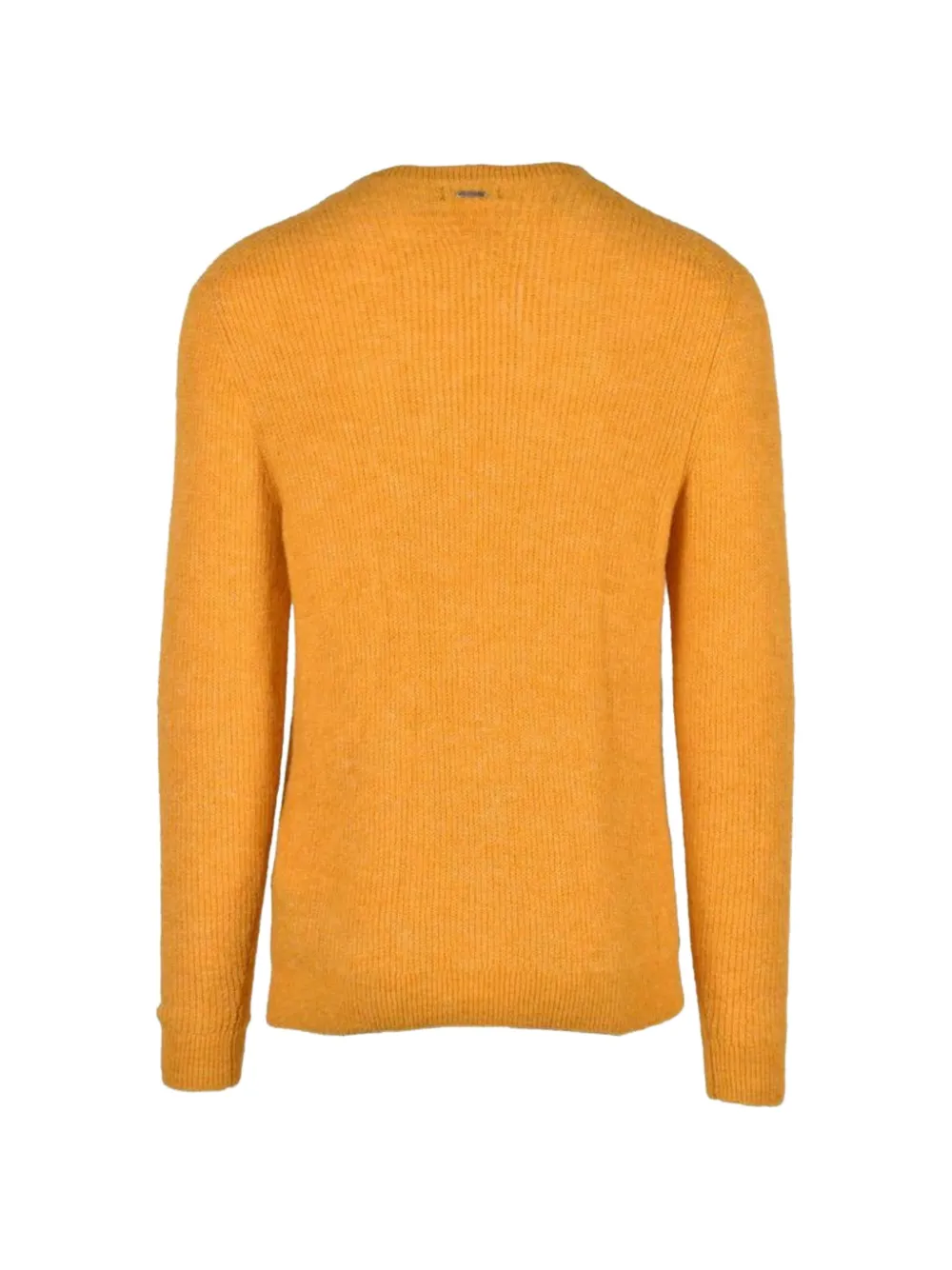 Antony Morato ribbed-knit crew-neck sweater Oranje