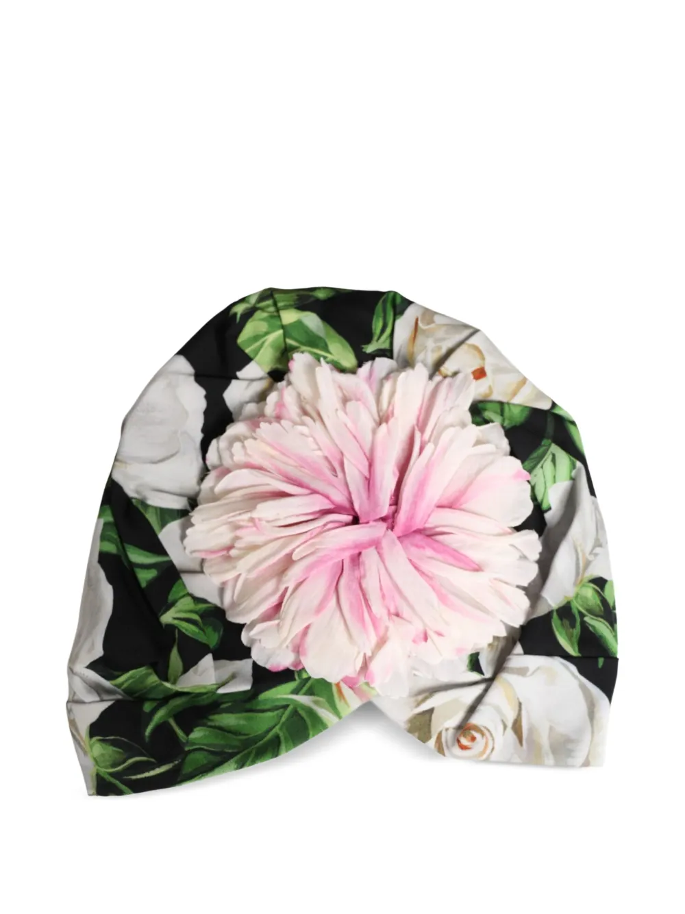 Dolce & Gabbana Cappello a fiori - Nero