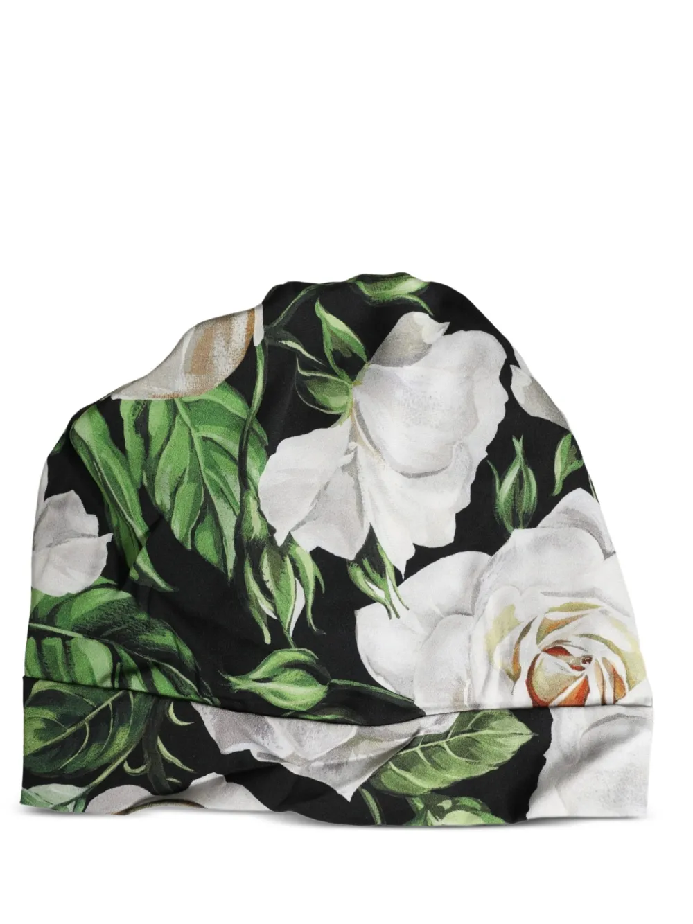 Dolce & Gabbana Zonnehoed met bloemenprint Zwart