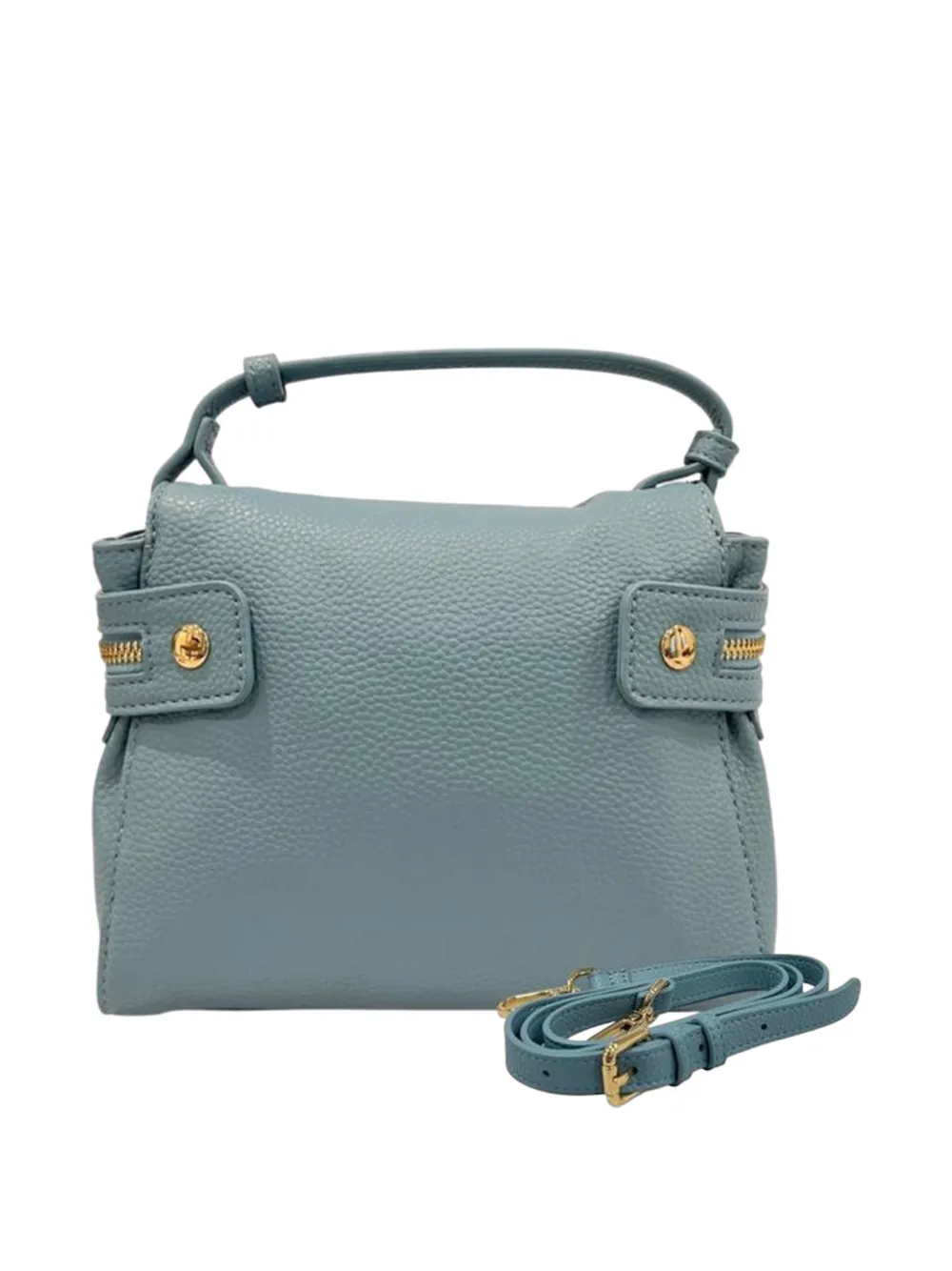 TWINSET Crossbodytas met gewelfde afwerking Blauw