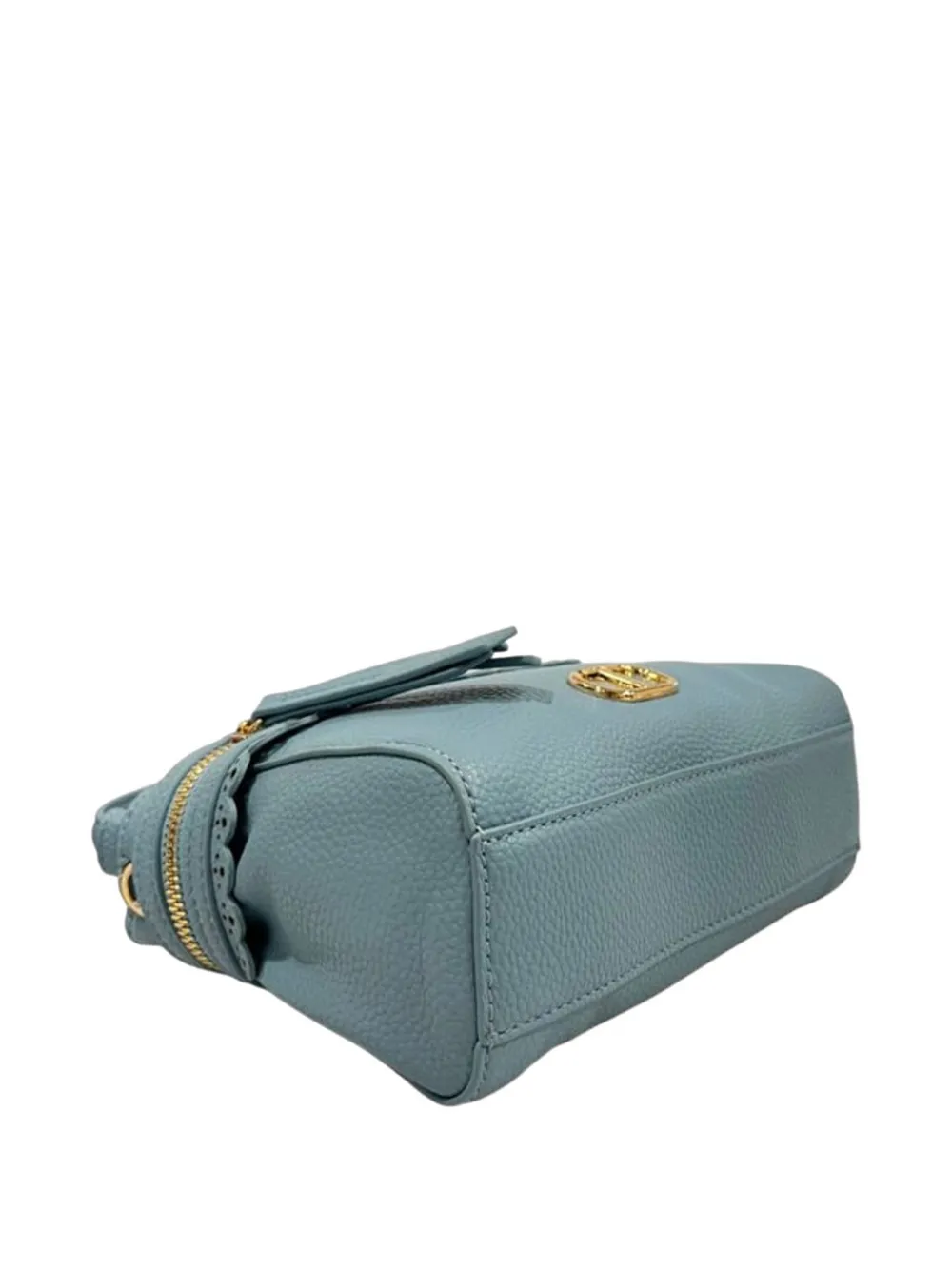 TWINSET Crossbodytas met gewelfde afwerking Blauw