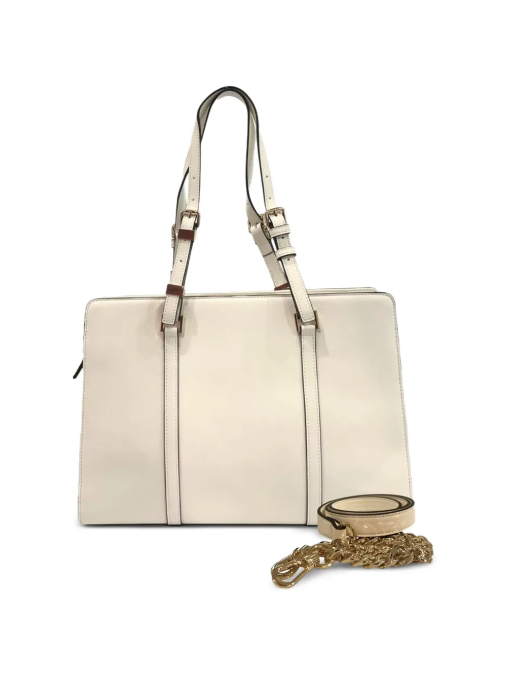 TWINSET Schoudertas met logoplakkaat Beige