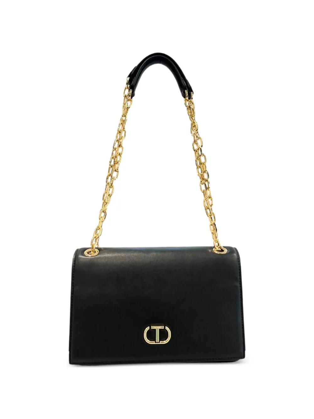 TWINSET logo-plaque chain-strap crossbody bag · OS