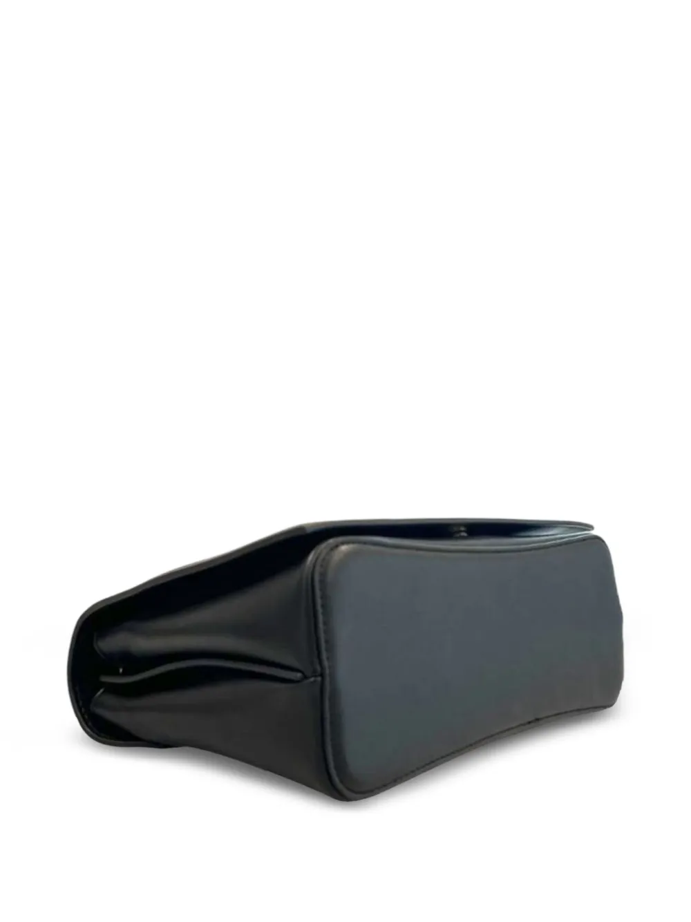 TWINSET Crossbodytas met logoplakkaat en kettingband Zwart