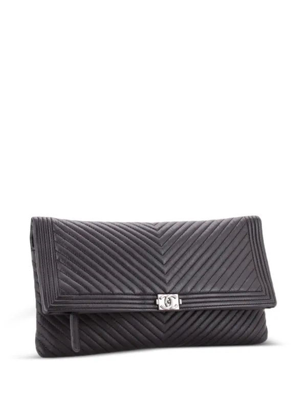 CHANEL Pre-Owned ボーイ ビューティー ココマーク シェブロン