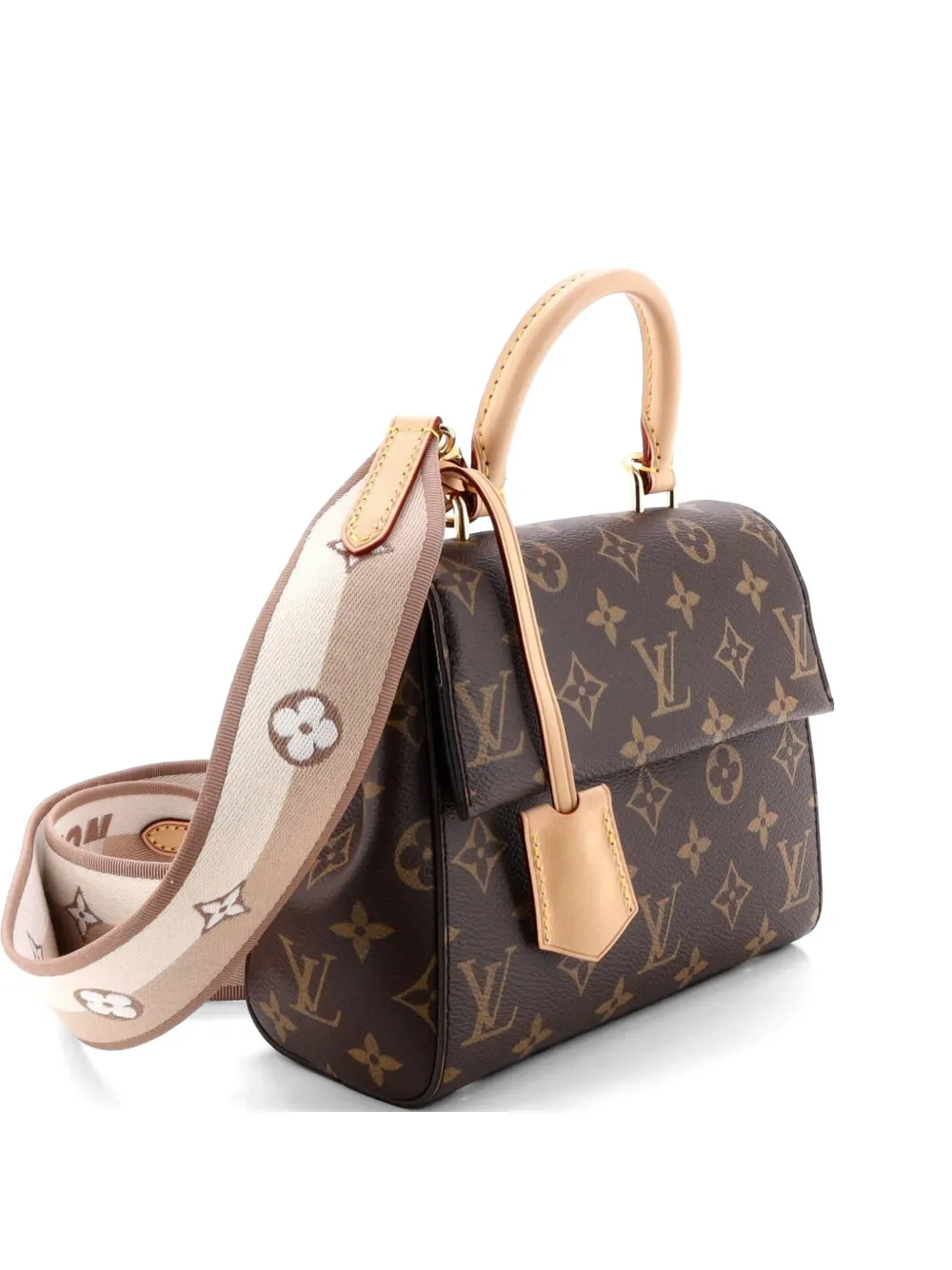 Louis Vuitton Pre-Owned Cluny Top Handle NM Bag Monogram Canvas Mini satchel - Brown