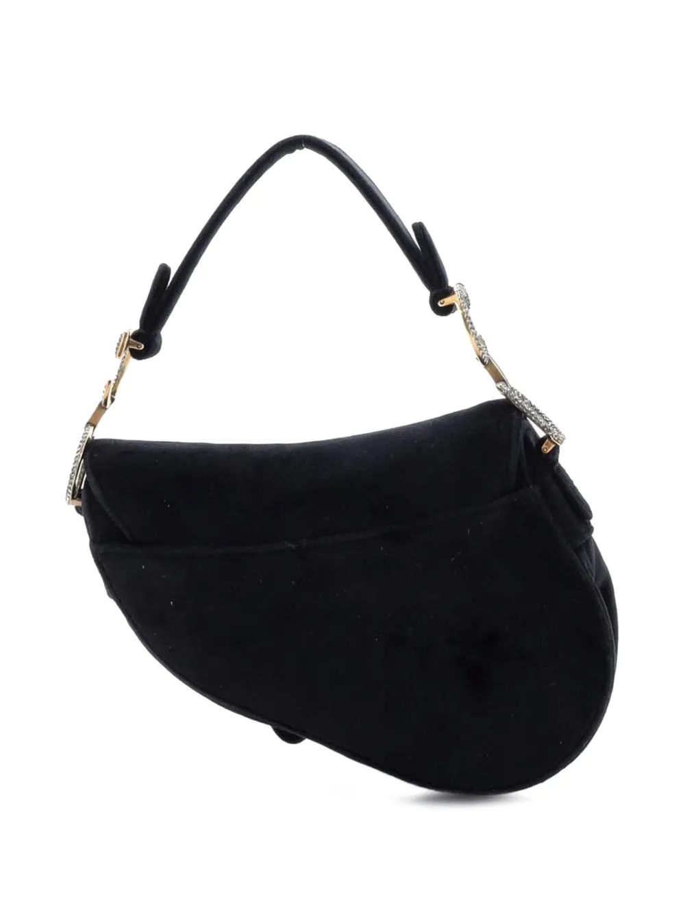 Christian Dior Pre-Owned サドル ハンドバッグ ベルベット ウィズ