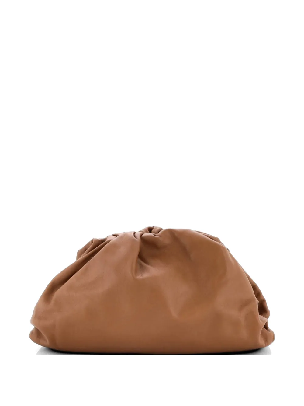 Bottega Veneta Pre-Owned The Pouch Leather clutch bag - Braun