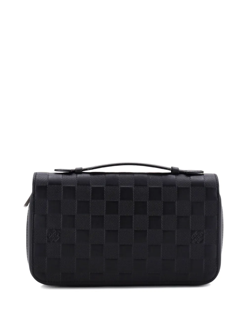 Louis Vuitton Pre-Owned Portafoglio Zippy XL in pelle Damier Infini - Nero