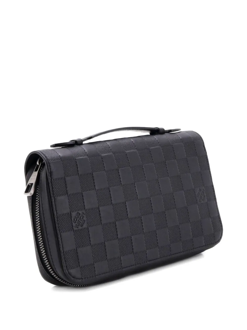 Louis Vuitton ダミエアンフィニ ジッピーウォレット Louis Vuitton Pre-Owned ジッピー ウォレット ダミエ アンフィニ