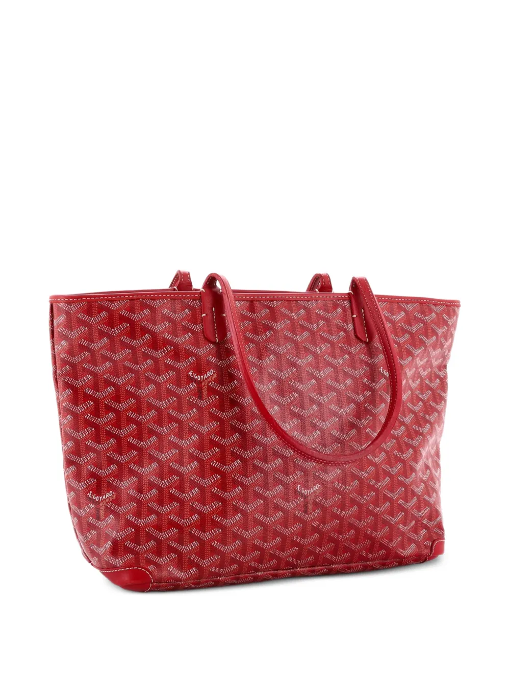 Goyard Pre-Owned Artois Coated Canvas PM Tote Bag | Red | FARFETCH
