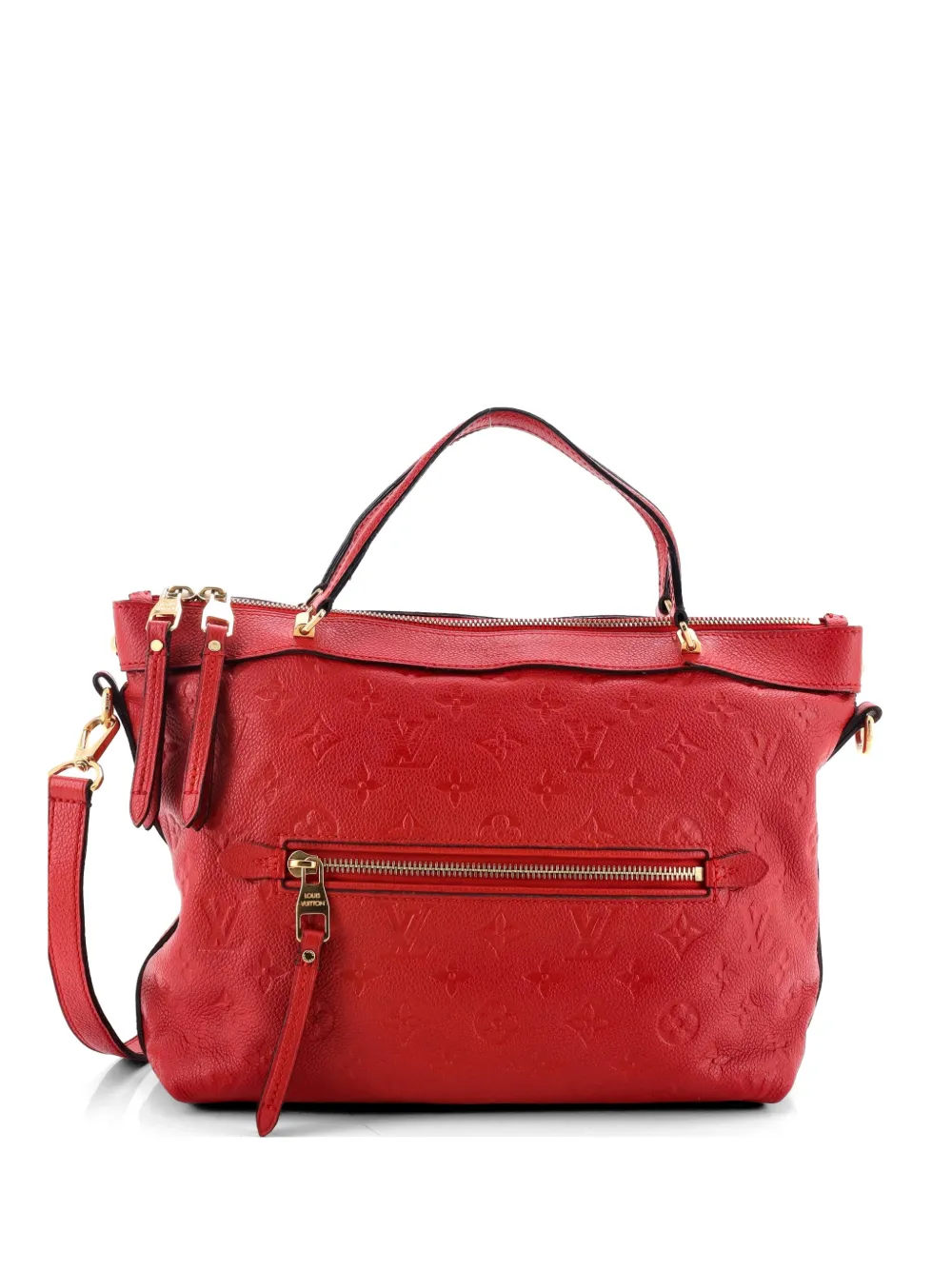 Louis Vuitton Pre-Owned Bastille Bag Monogram Empreinte Leather PM satchel - Red