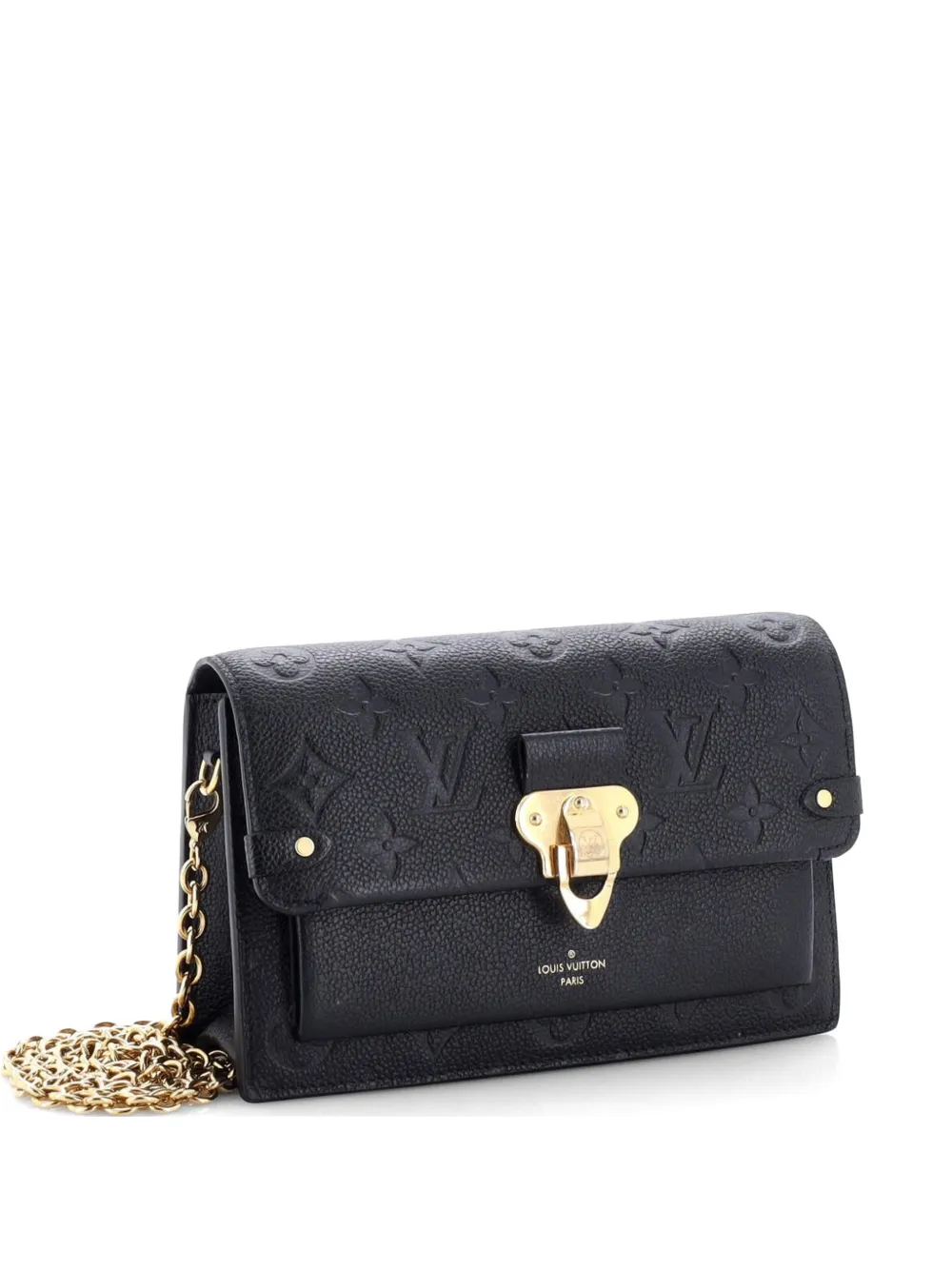 Louis Vuitton Pre-Owned Vavin Chain Wallet Monogram Empreinte Leather clutch bag - Nero