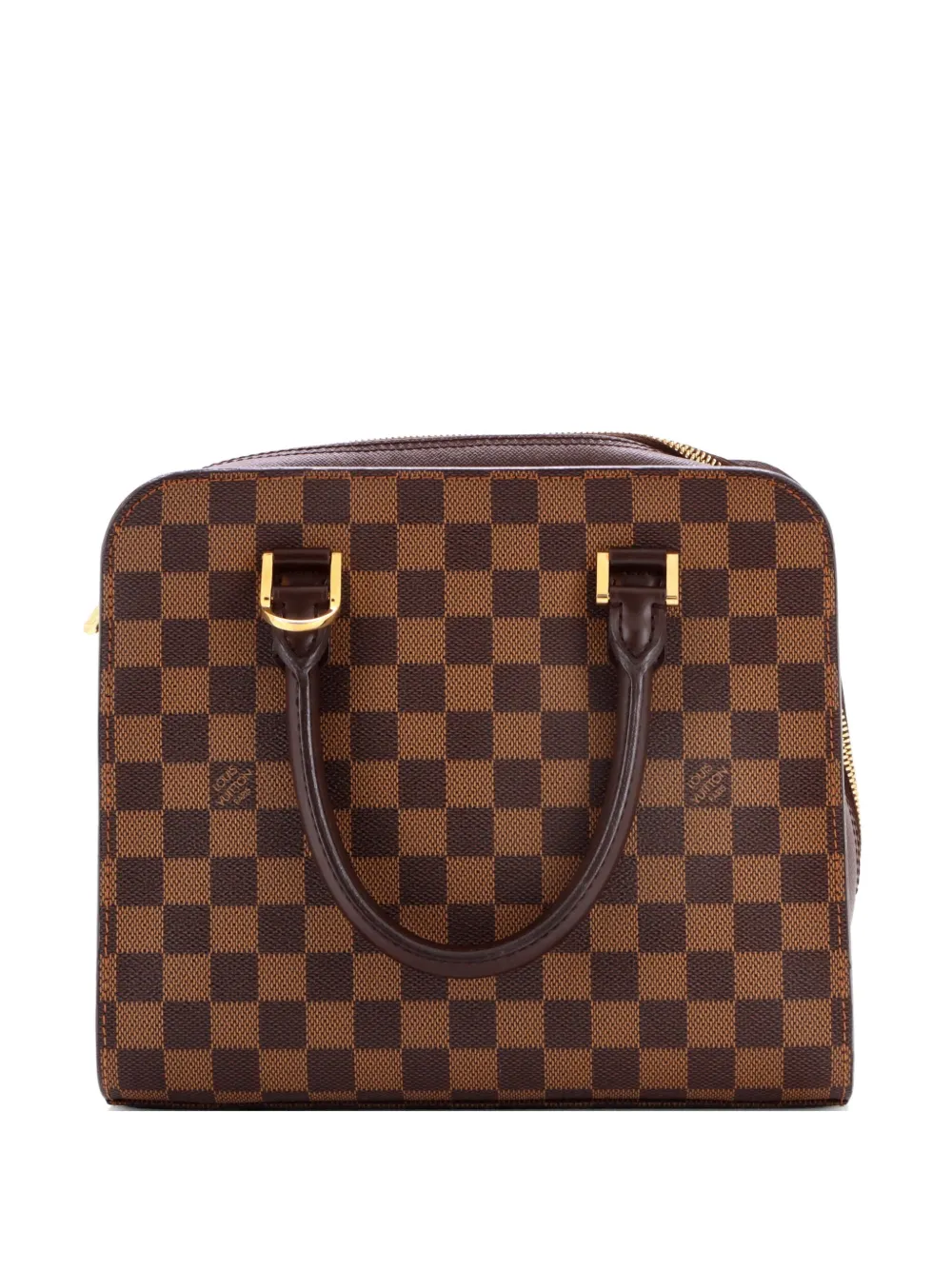 Louis Vuitton Pre-Owned Borsa a tracolla Triana Damier - Marrone