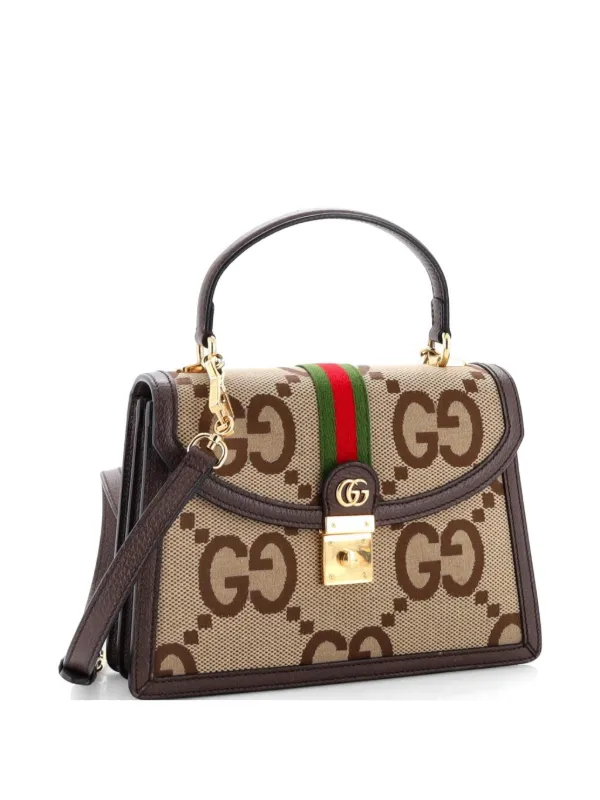 Gucci Pre-Owned オフィディア フラップ トップハンドル ジャンボ GG