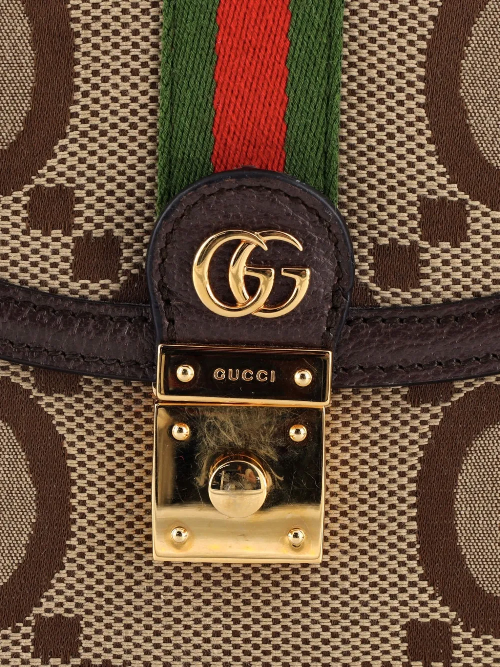 Gucci Pre-Owned オフィディア フラップ トップハンドル ジャンボ GG