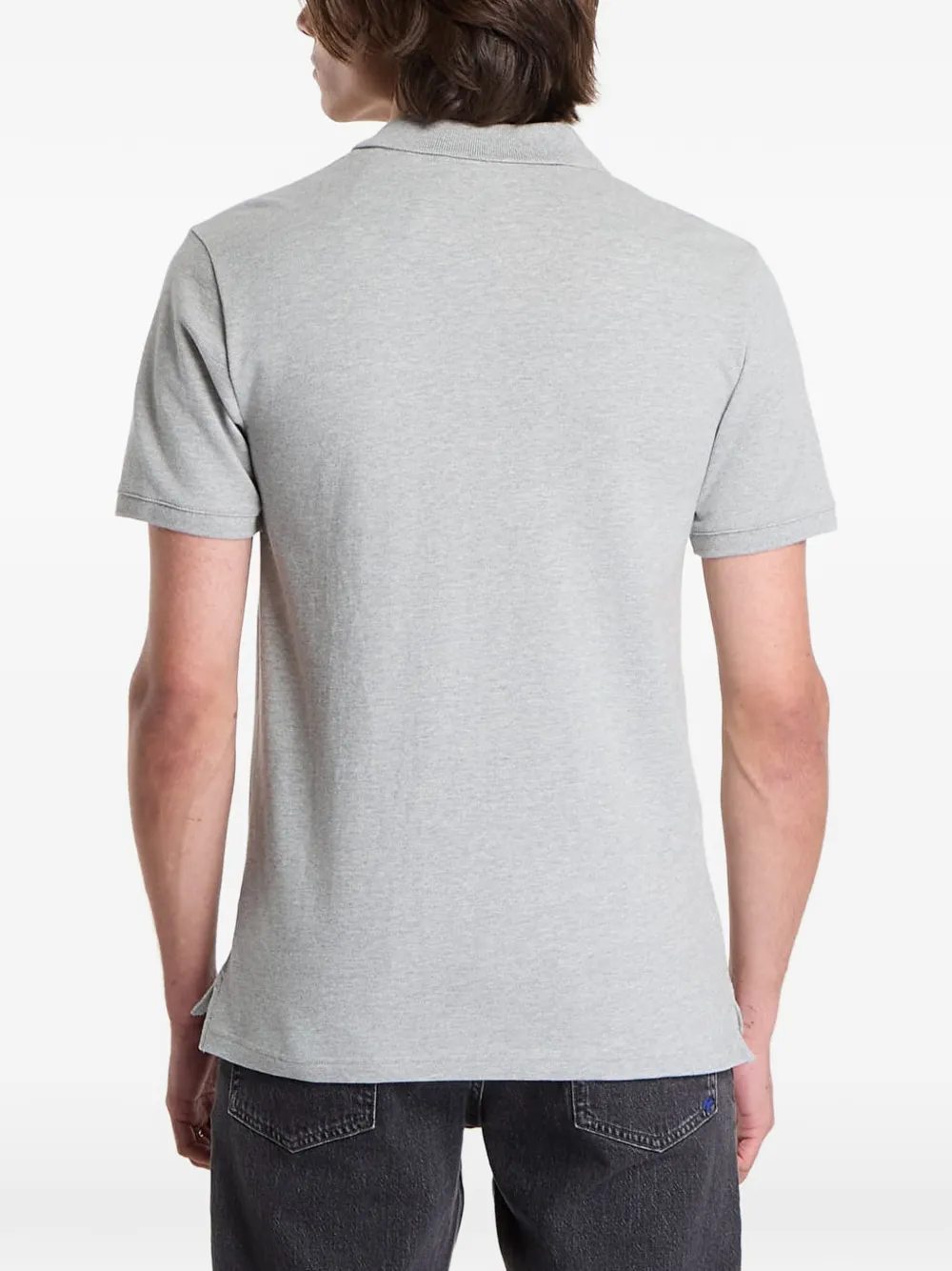GAP Poloshirt met geborduurd logo Grijs
