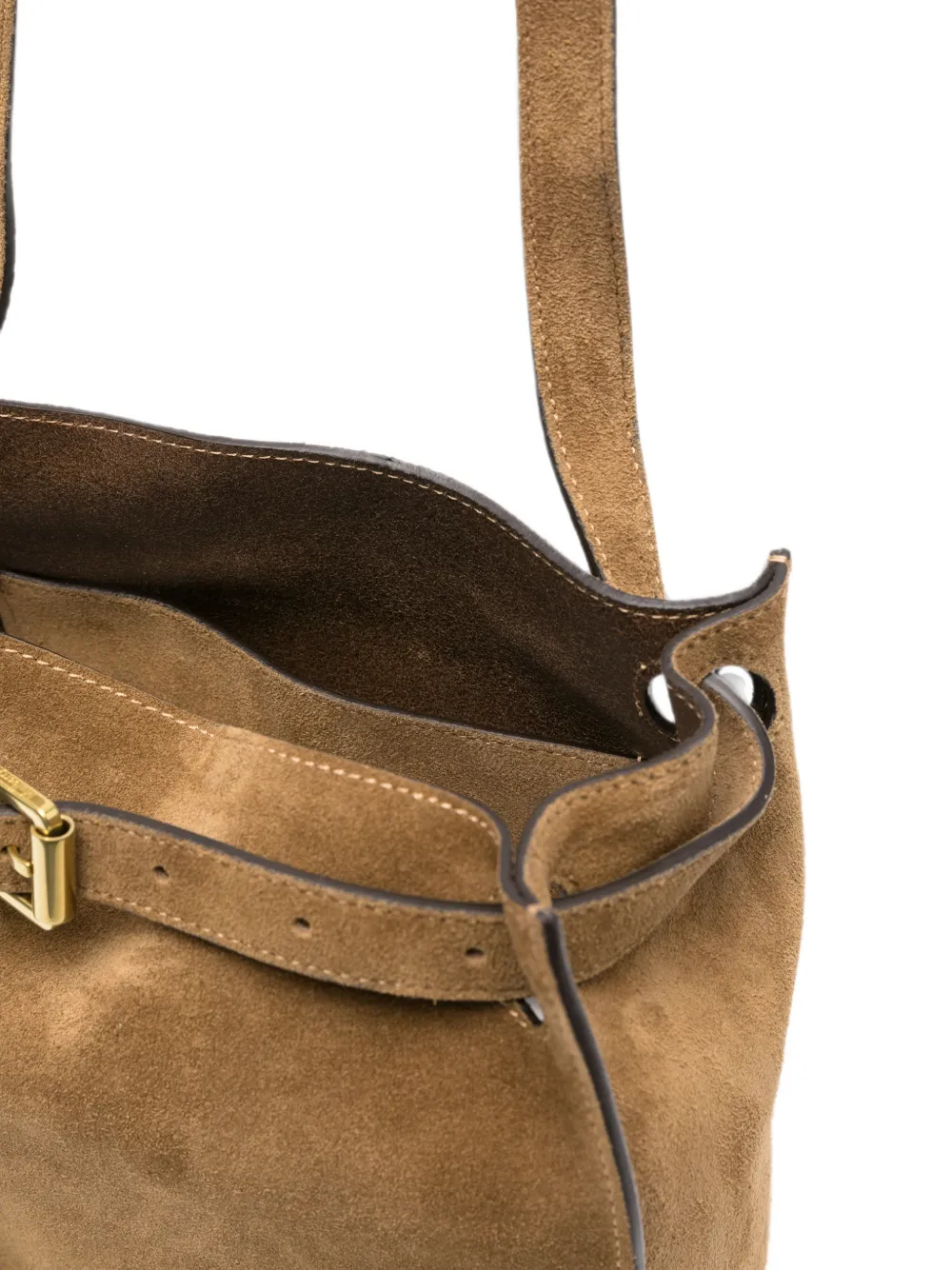Mulberry Kleine crossbodytas met gespdetail Bruin