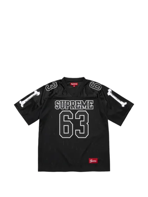 Supreme Camiseta Football com estampa gráfica de ossos