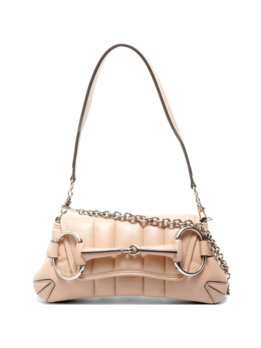 Gucci Pre-Owned 2022-2025 Horsebit Chain shoulder bag - Toni neutri