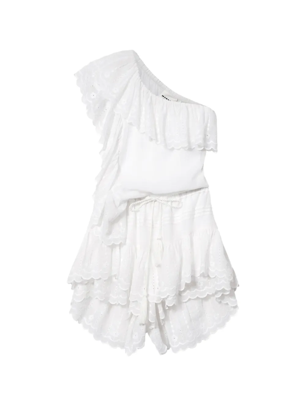 MARANT ÉTOILE Tuta corta Lalia - Bianco