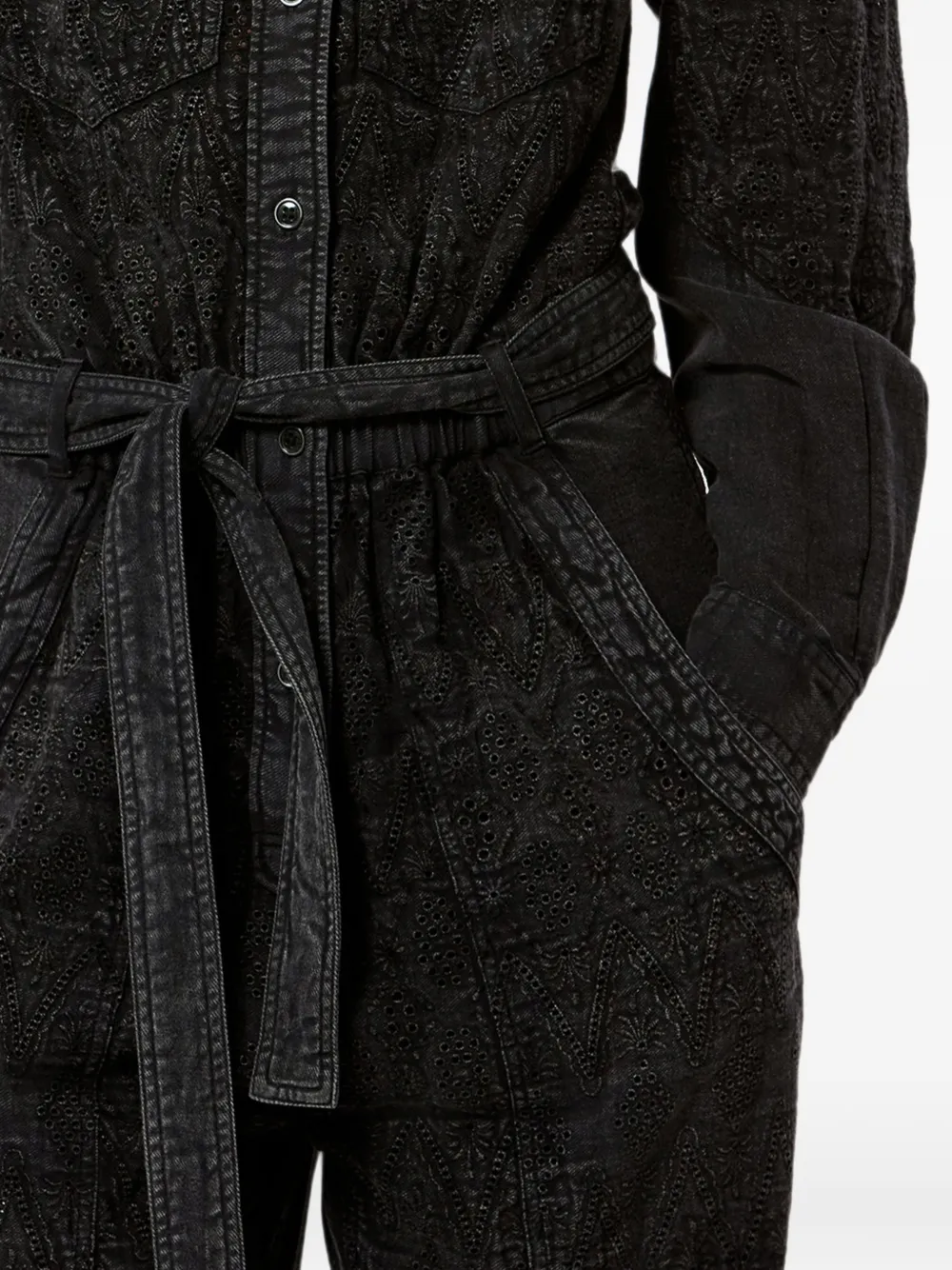 Marant Étoile Kellen Jumpsuit in Black, view 4