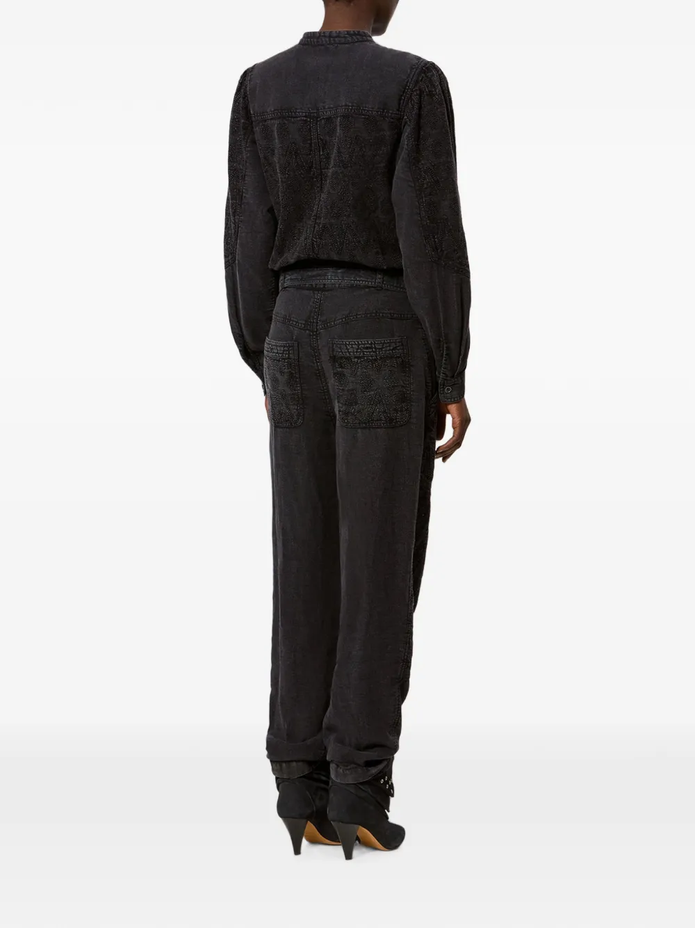 Marant Étoile Kellen Jumpsuit in Black, view 3