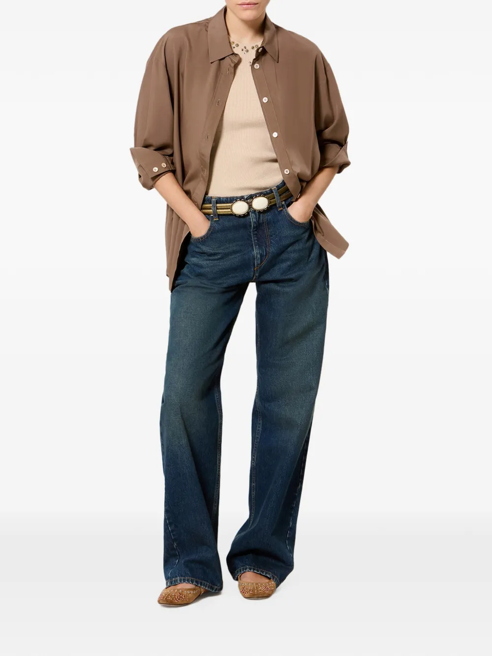 ISABEL MARANT Fabriza blouse Bruin