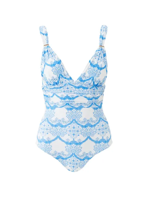 Melissa Odabash Panarea floral-print swimsuit