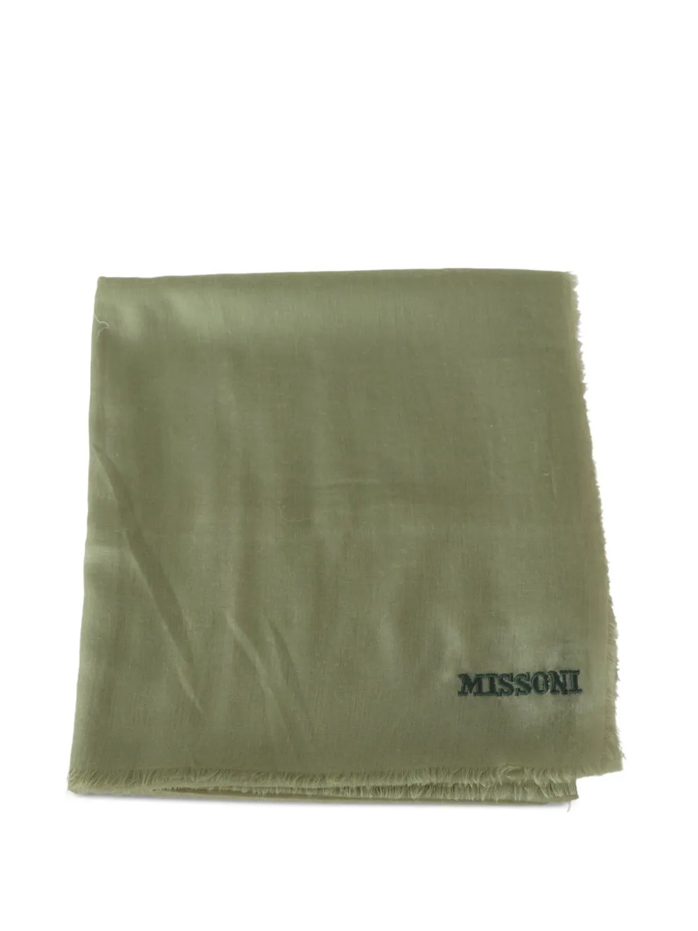 Missoni Sciarpa con ricamo - Verde