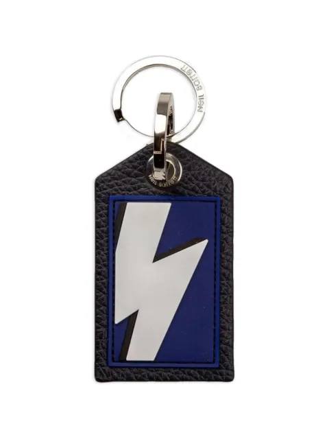 Neil Barrett thunderbolt-logo-patch keyring