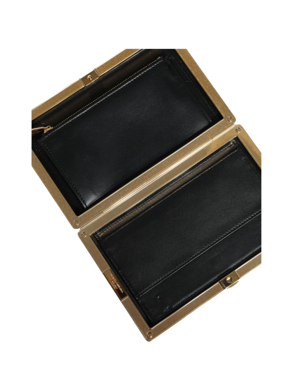 Dolce & Gabbana Clutch met geborduurde bloemen Zwart