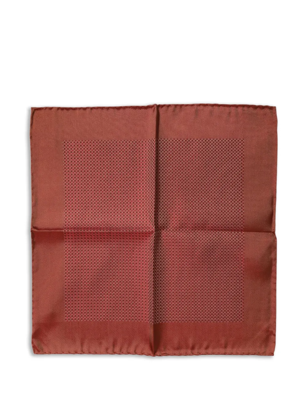 Dolce & Gabbana Geometrisch gemustertes Einstecktuch - Orange