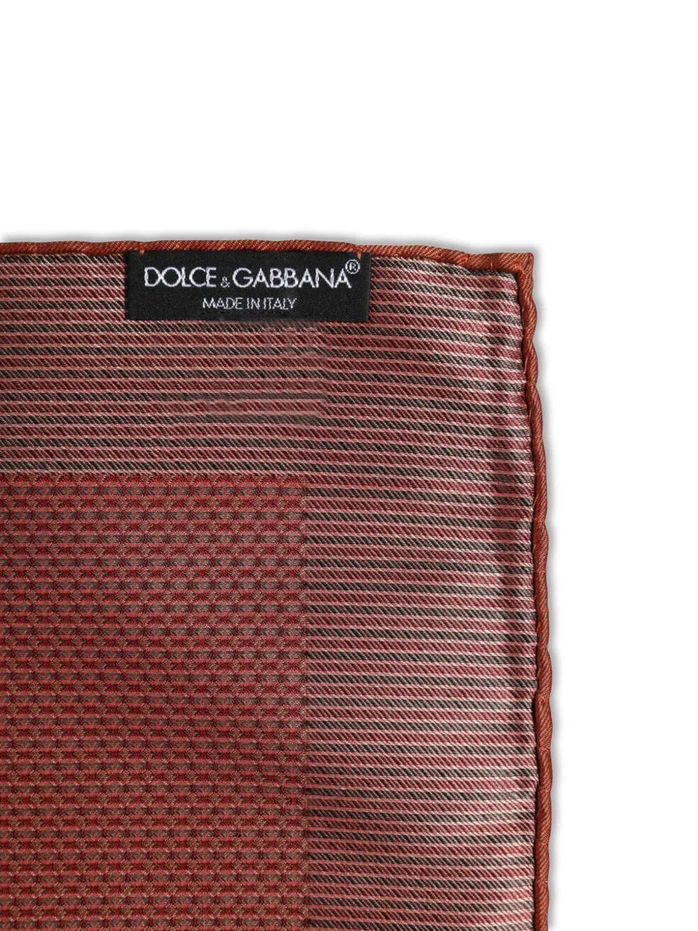 Dolce & Gabbana Pochet met geometrische print Oranje