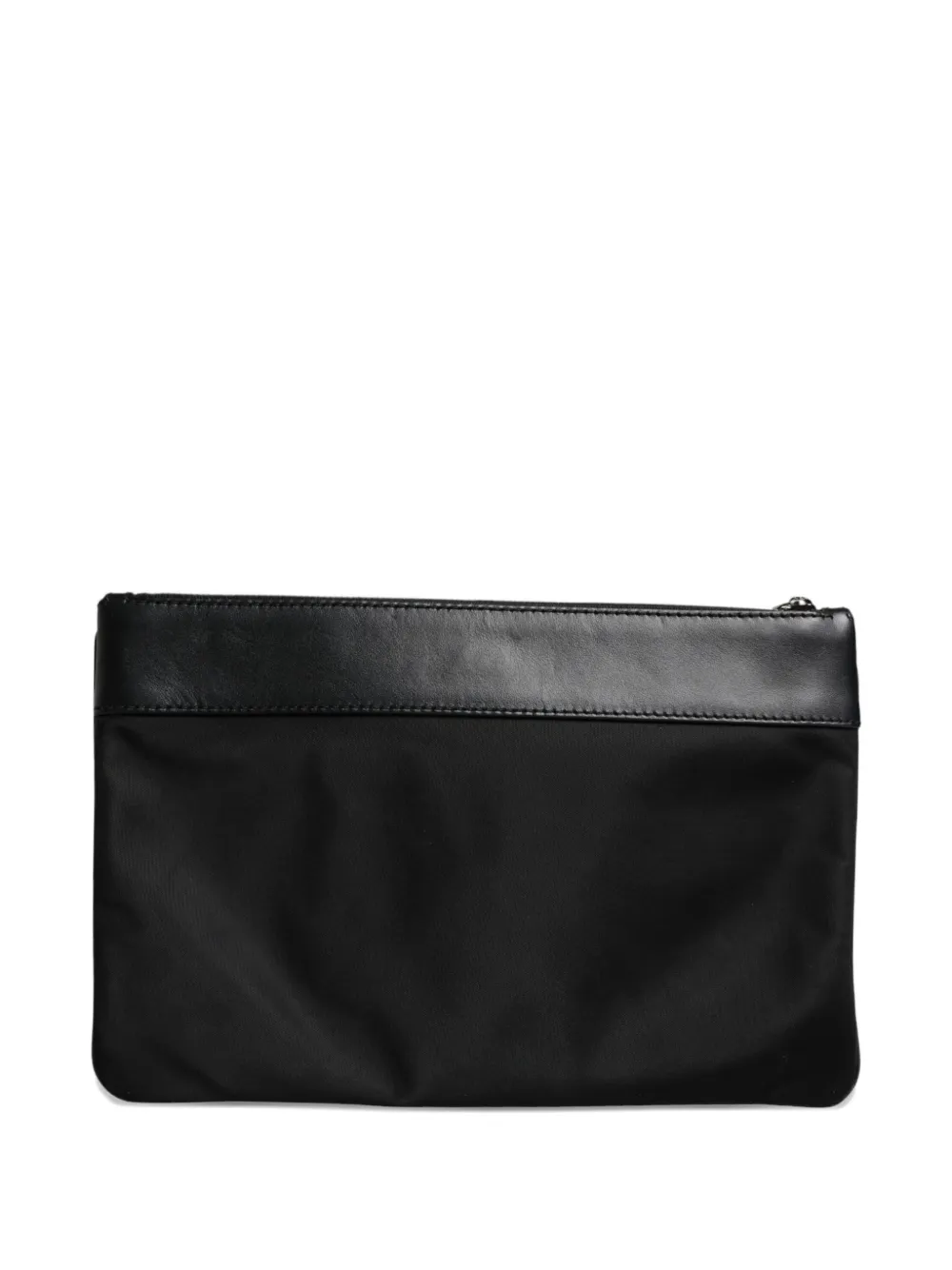 Dolce & Gabbana Clutch met luipaardprint en jacquard Zwart