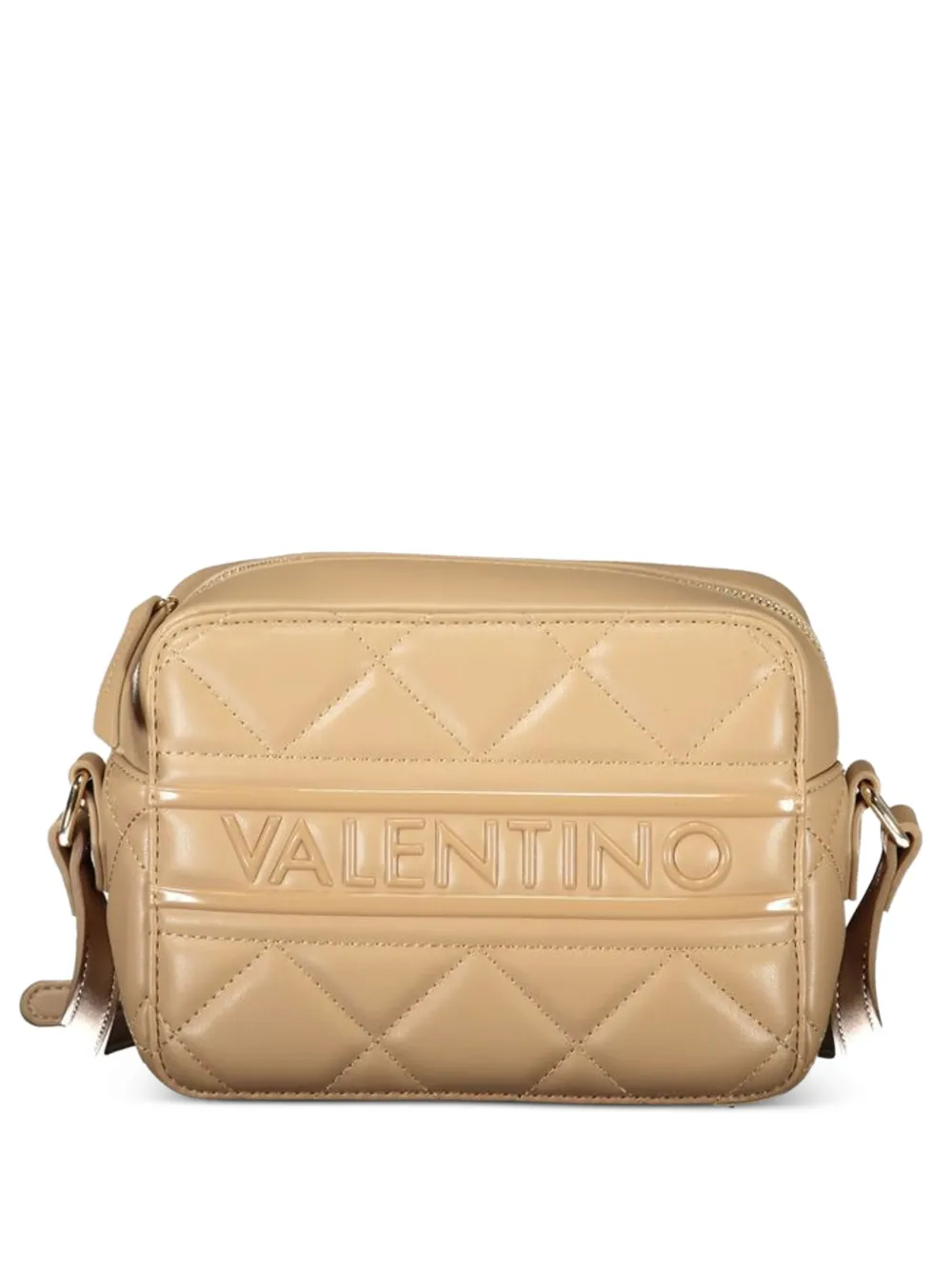 MARIO VALENTINO Borsa a tracolla con logo goffrato - Toni neutri