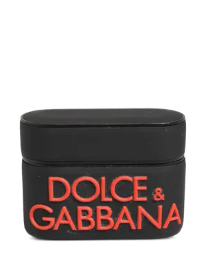 Dolce & Gabbana logo-embossed AirPods Case | Black | FARFETCH