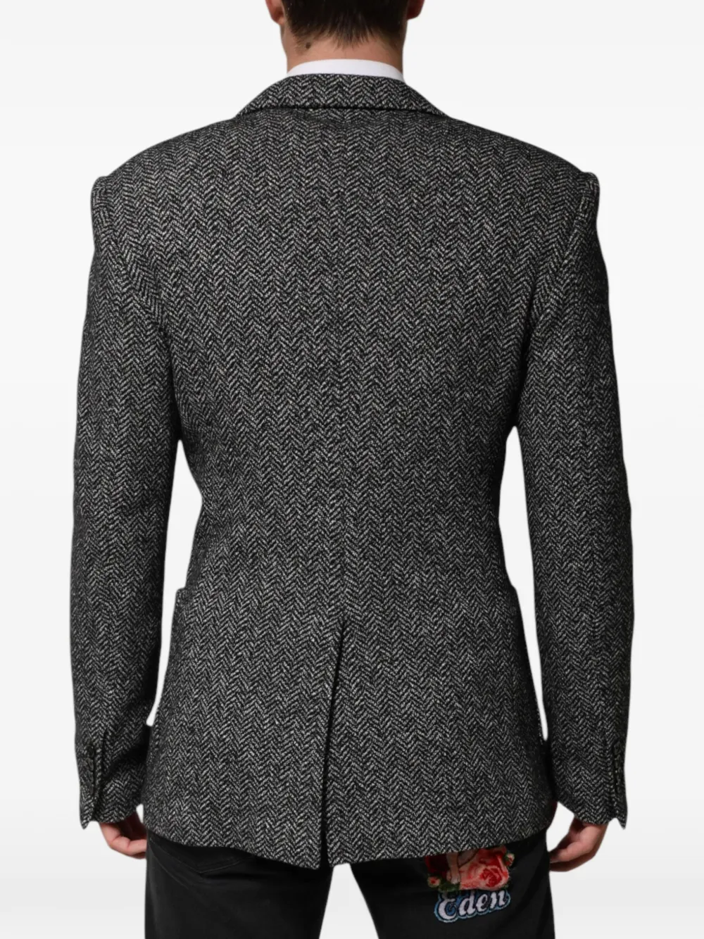 Dolce & Gabbana Blazer met dubbele rij knopen Zwart