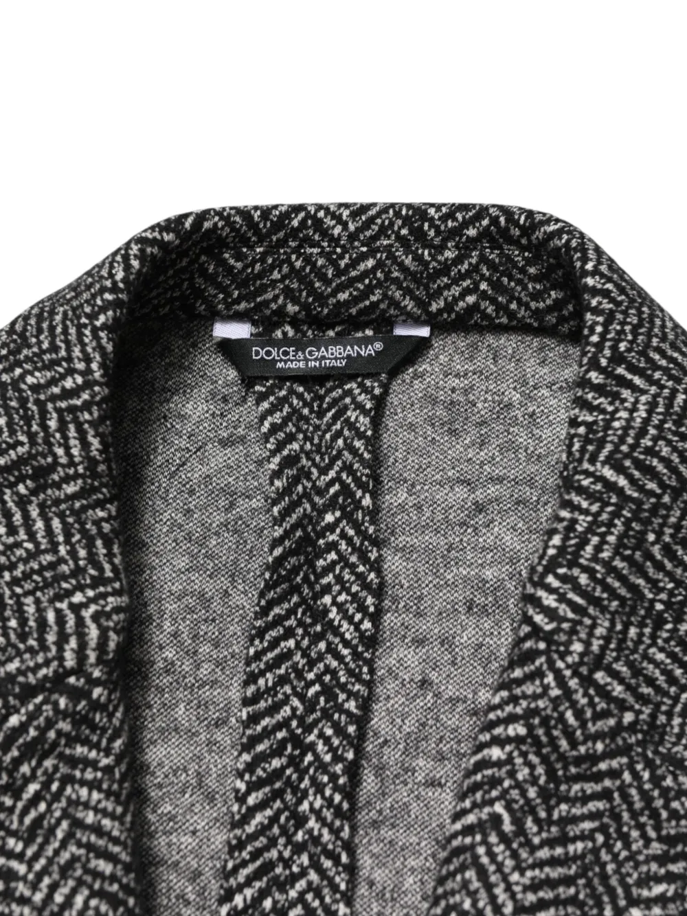 Dolce & Gabbana Blazer met dubbele rij knopen Zwart