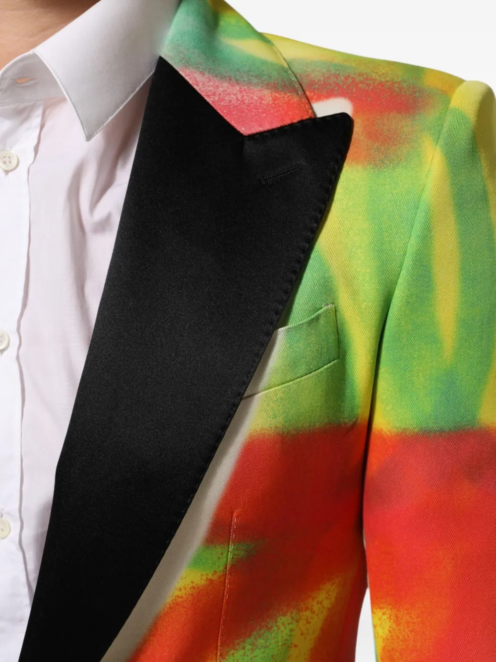 Dolce & Gabbana Sicilia blazer met graffiti-print Geel