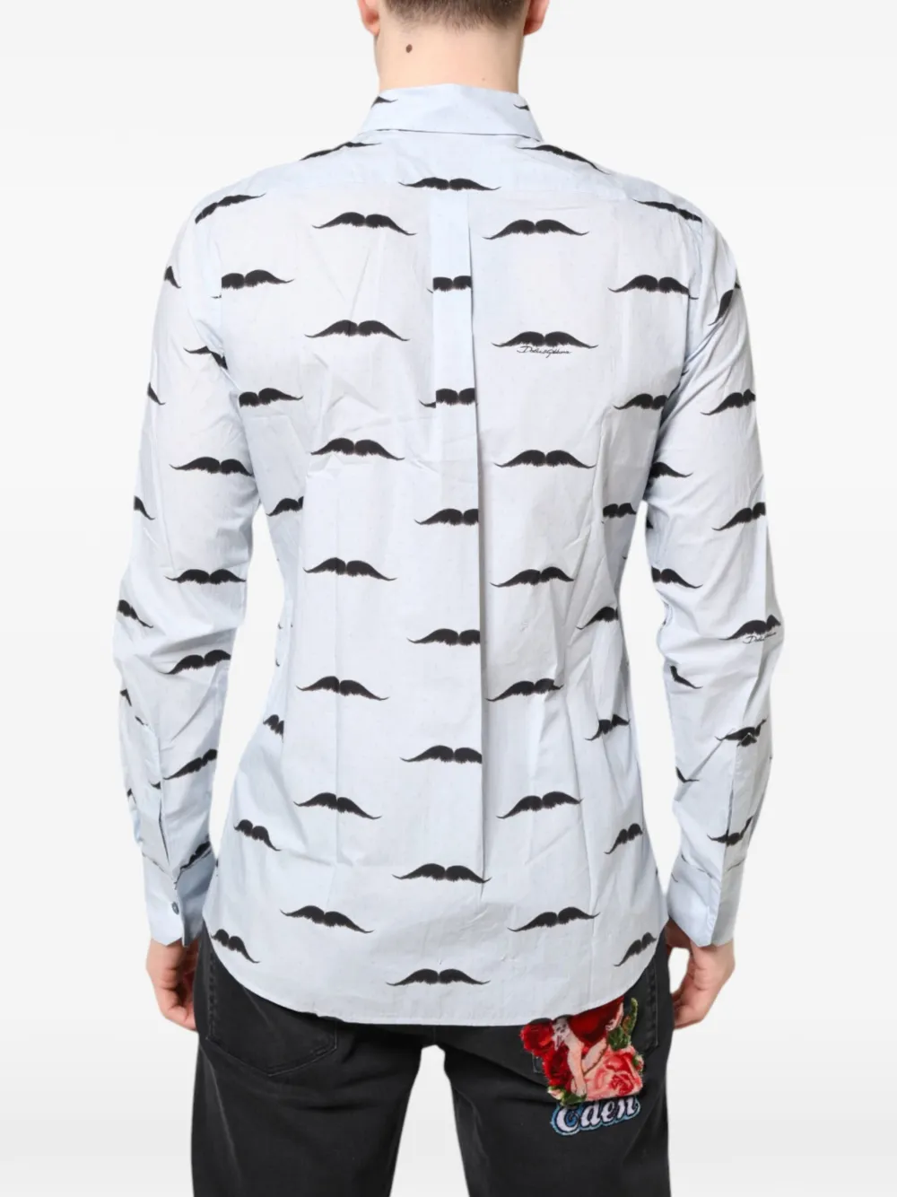 Dolce & Gabbana Martini overhemd met print Blauw
