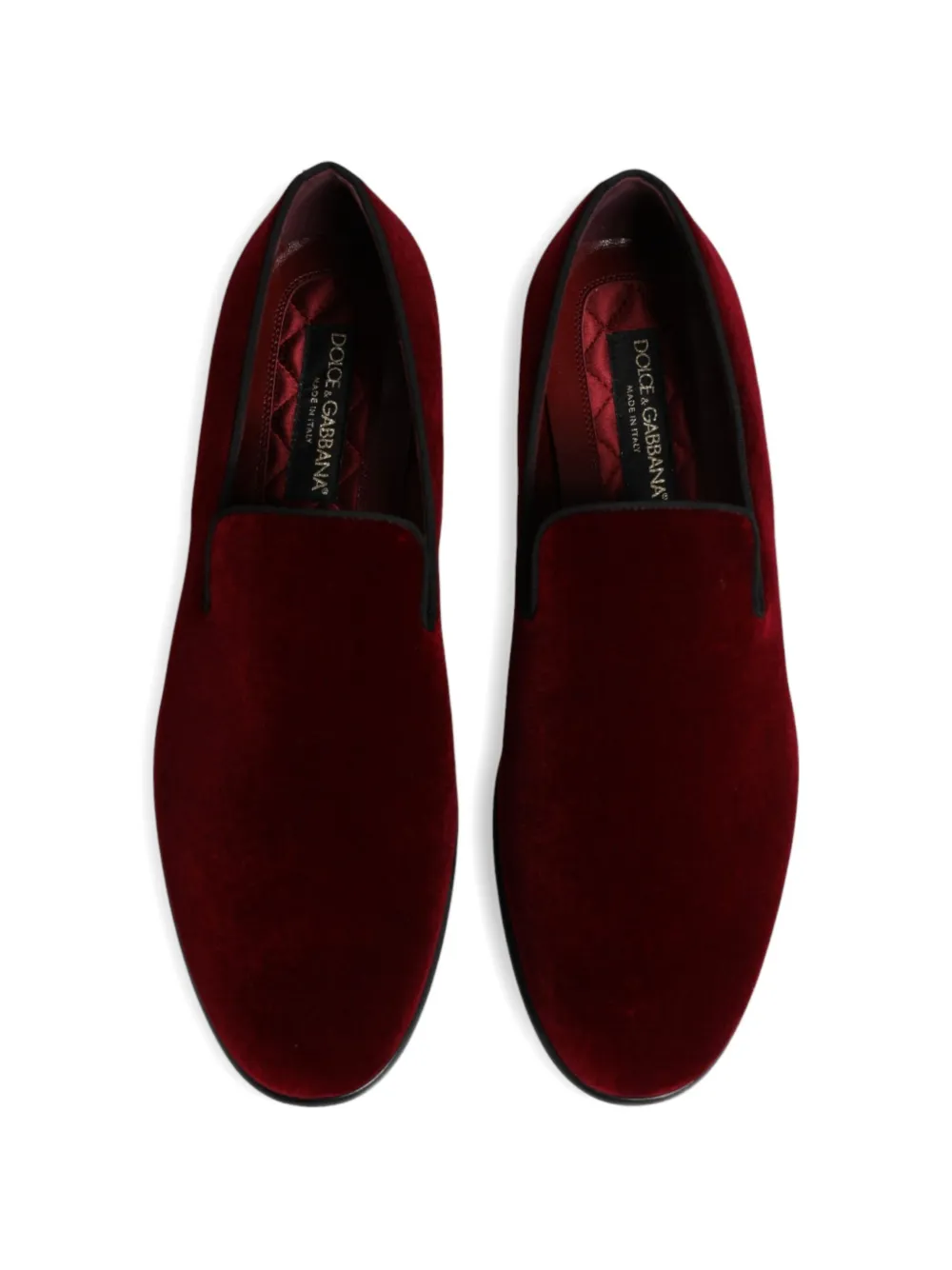 Dolce & Gabbana Loafers met ronde neus Rood