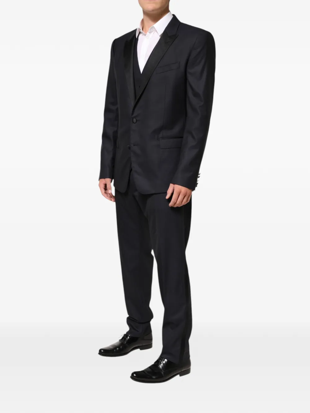 Dolce & Gabbana Martini pak met enkele rij knopen Grijs