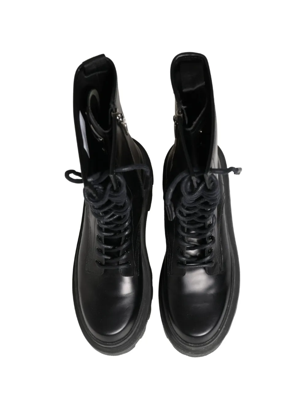 Dolce & Gabbana Legerlaarzen met trek-zool Zwart