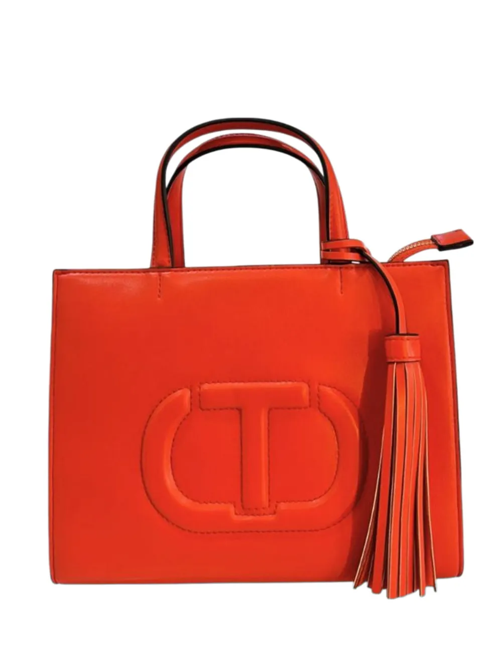 TWINSET logo-embossed tassel-detail tote bag
